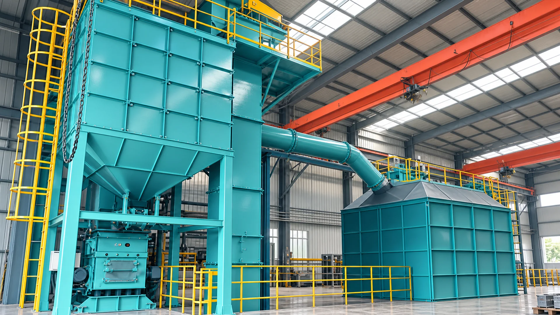 Resin-sand molding and reclamation — facility view 2