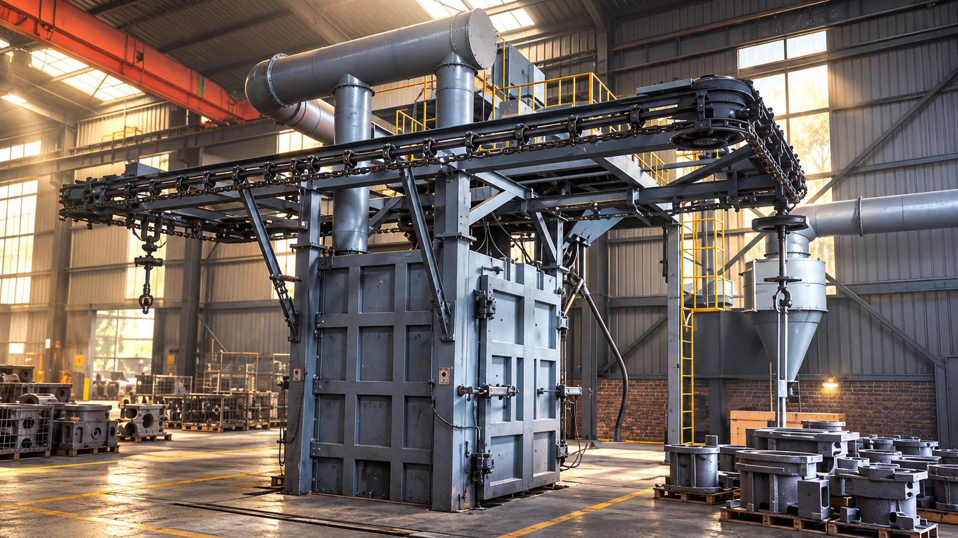 Finishing and heat treatment — facility view 2