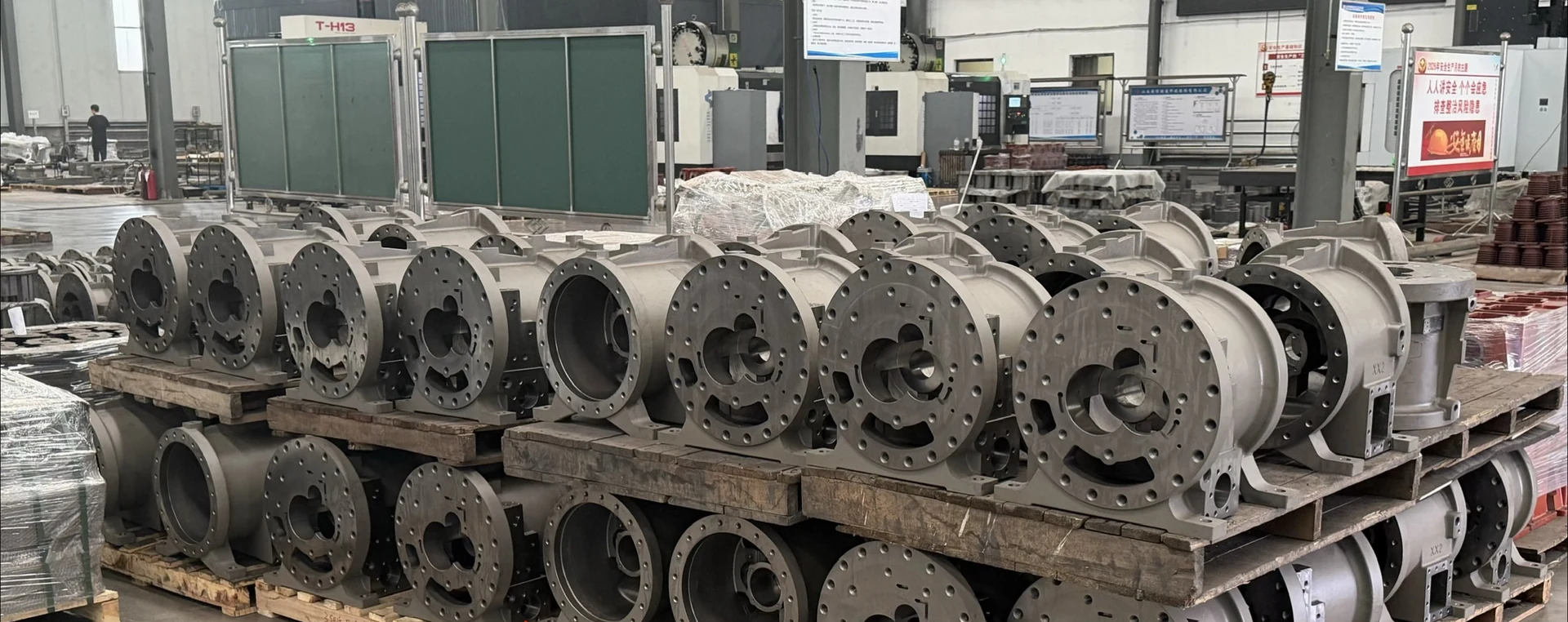 Compressor housings — as-cast and machining preparation photo 8