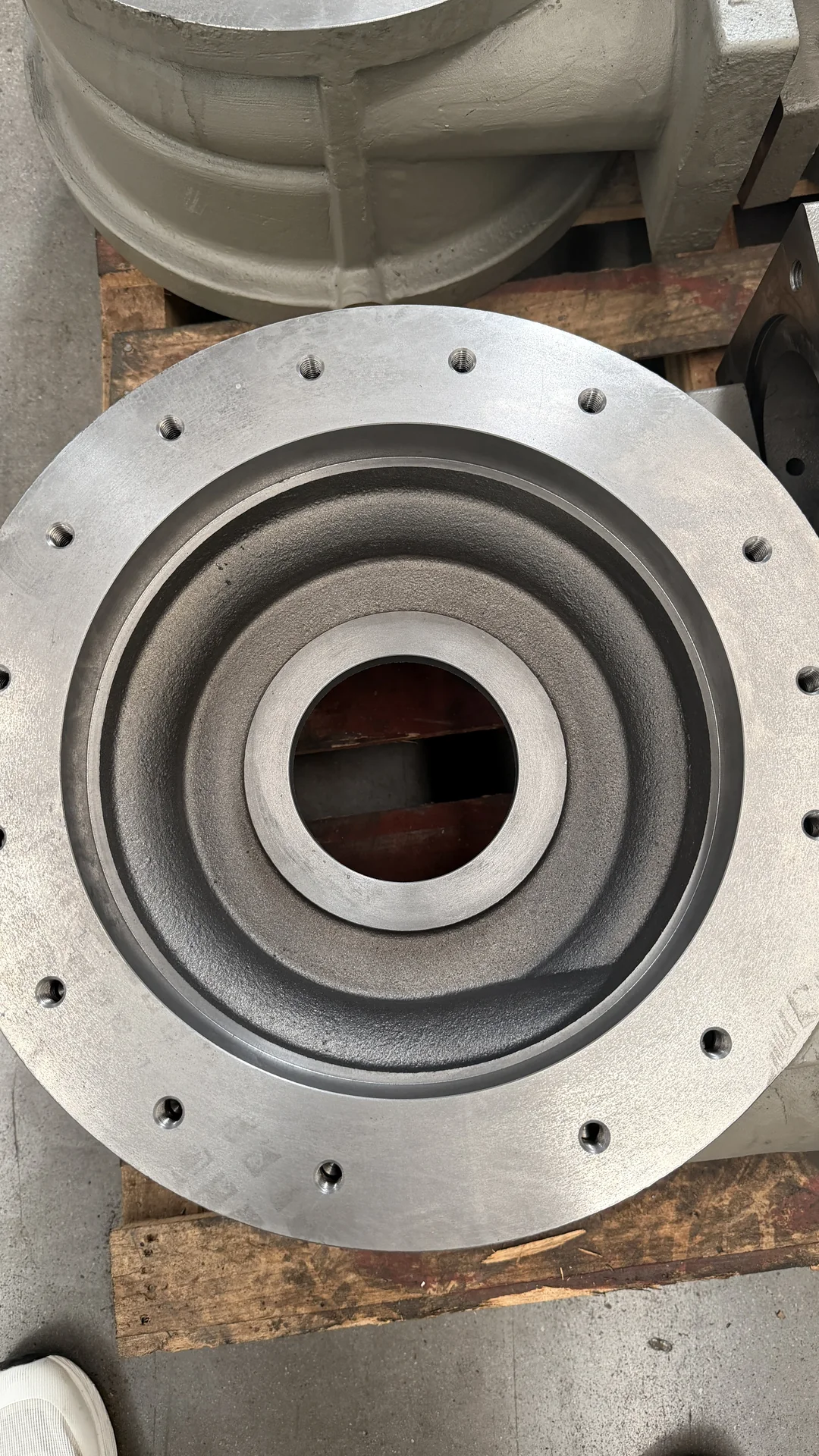 HT250 Motor Housing Castings — motor housing production and inspection photo 5