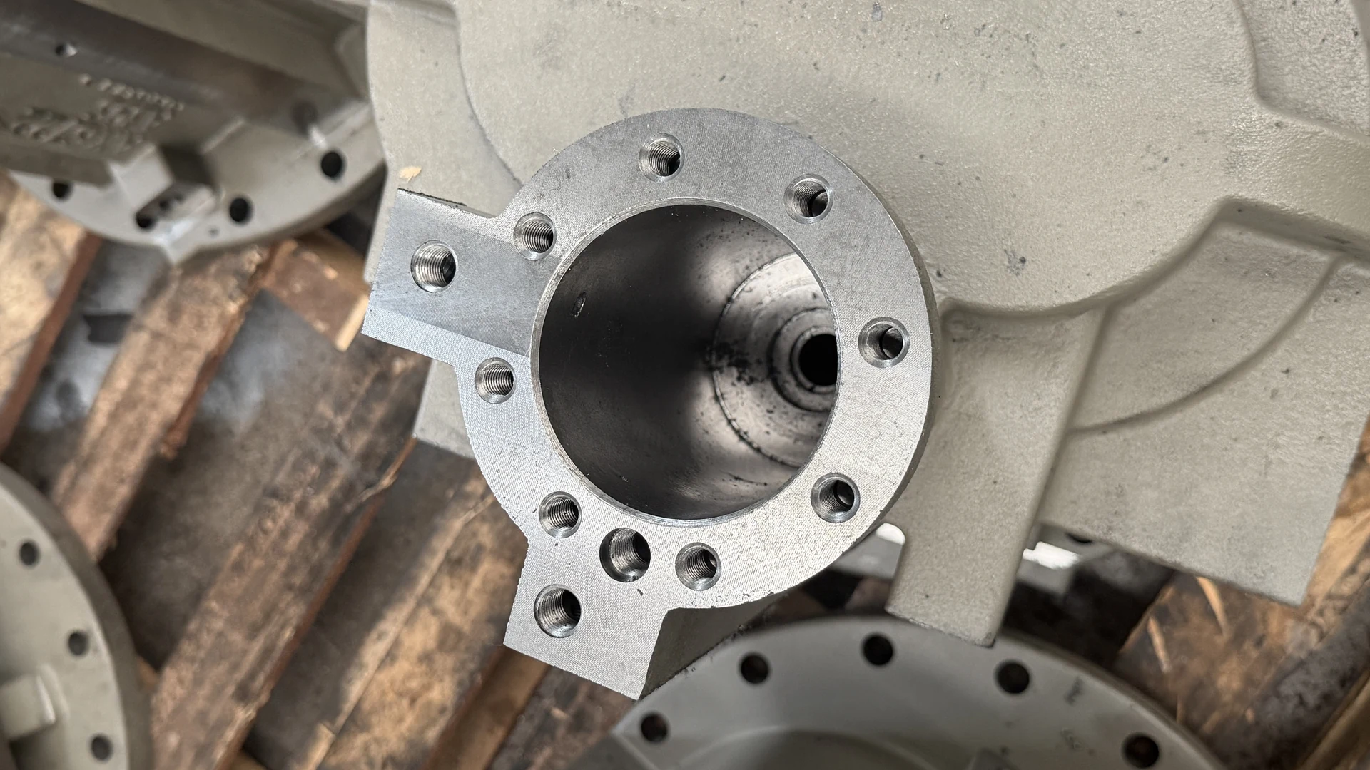 HT250 Motor Housing Castings — motor housing production and inspection photo 12
