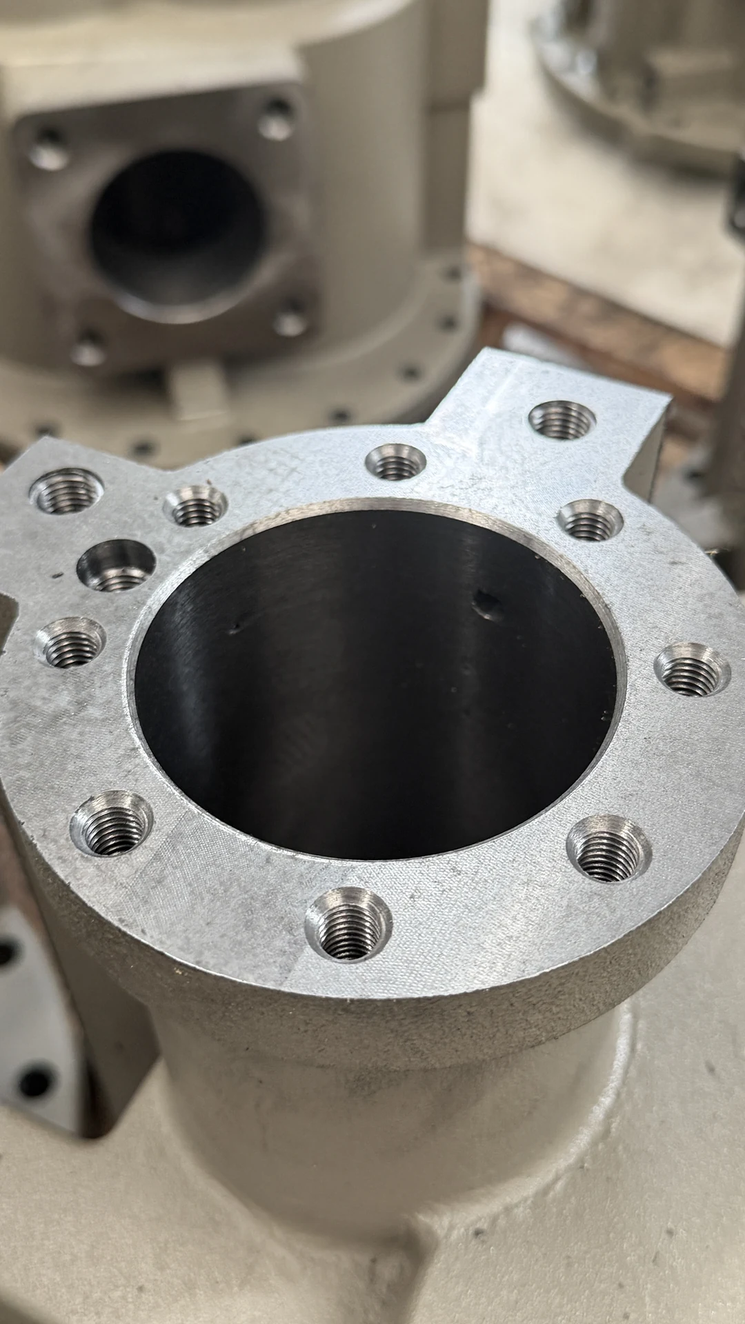 HT250 Motor Housing Castings — motor housing production and inspection photo 14