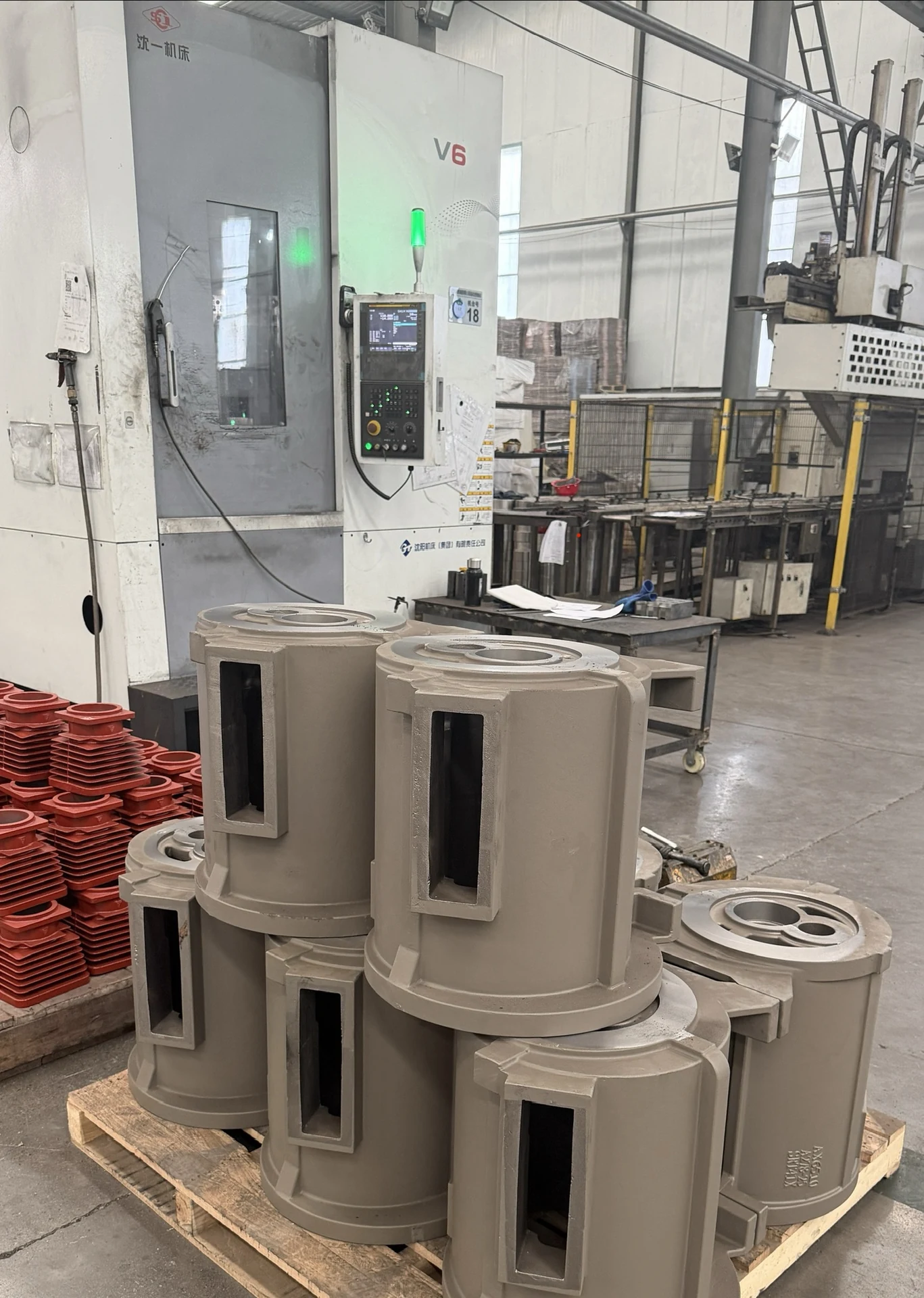 HT250 Motor Housing Castings — motor housing production and inspection photo 16